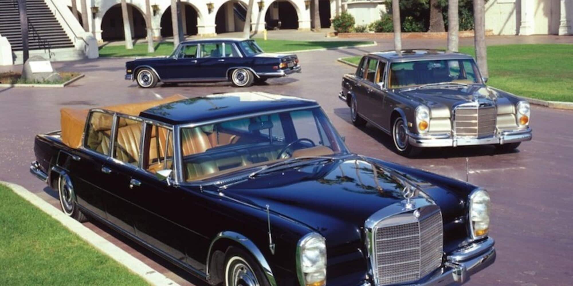 Mercedes W100, quel lusso intramontabile che conquistò il Papa, la Regina Elisabetta e le rockstar