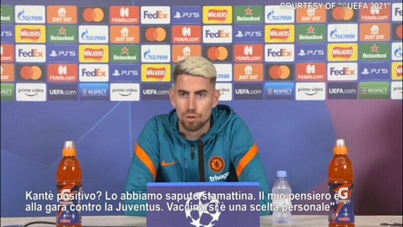 Jorginho: "Kantè positivo? Vaccinarsi scelta personale"