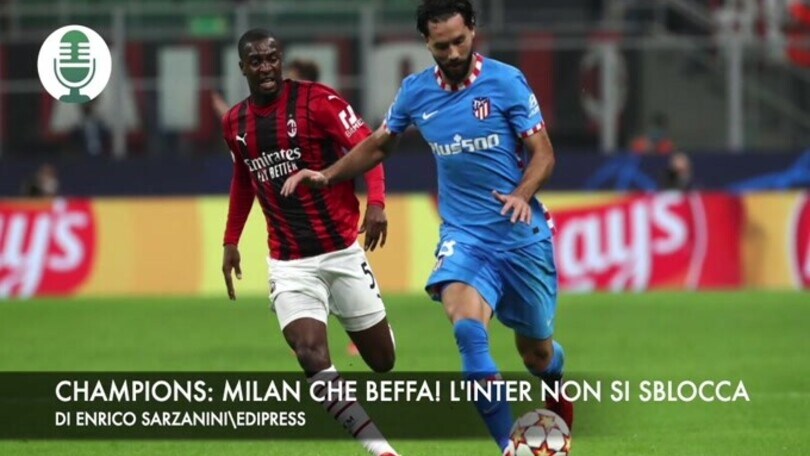 Champions: Milan che beffa! L'Inter non si sblocca
