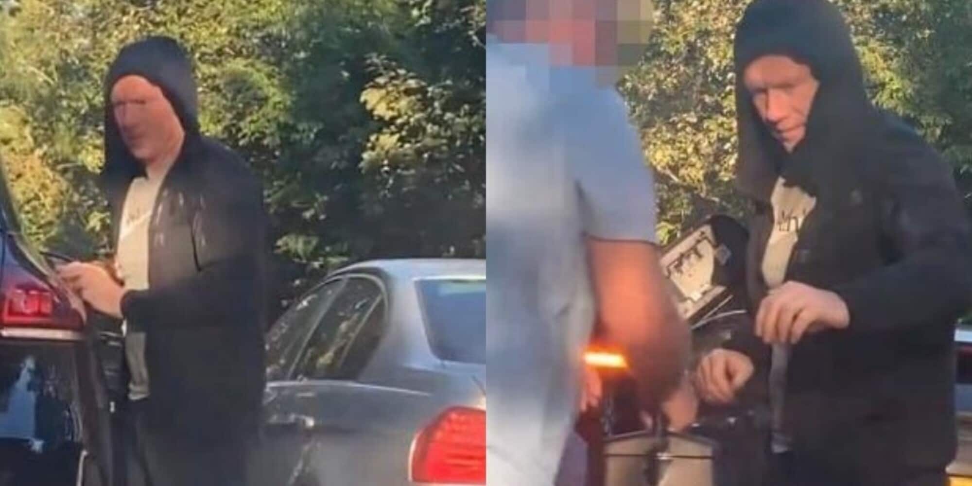 Paul Scholes resta a piedi: l’ex campione mette benzina con una tanica