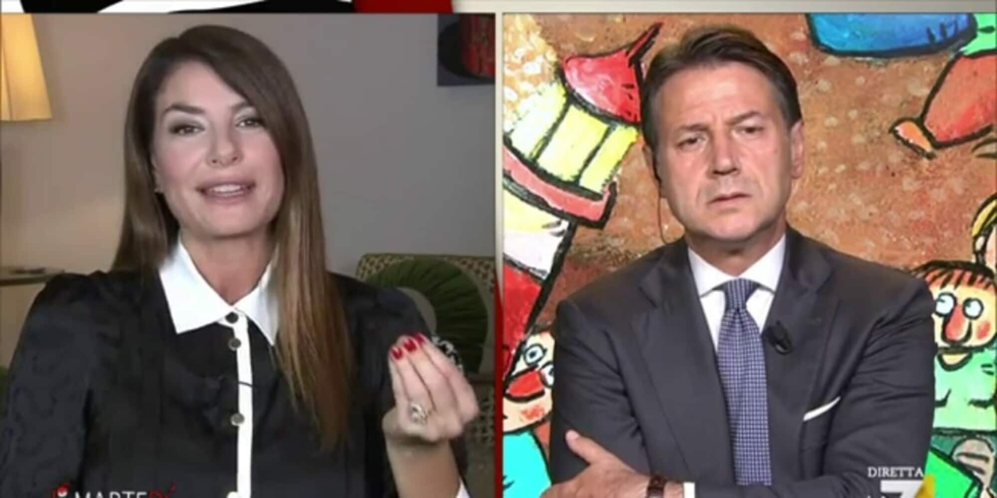 Ilaria D'Amico rimprovera l'ex premier Conte: "Non mi chiami così..."
