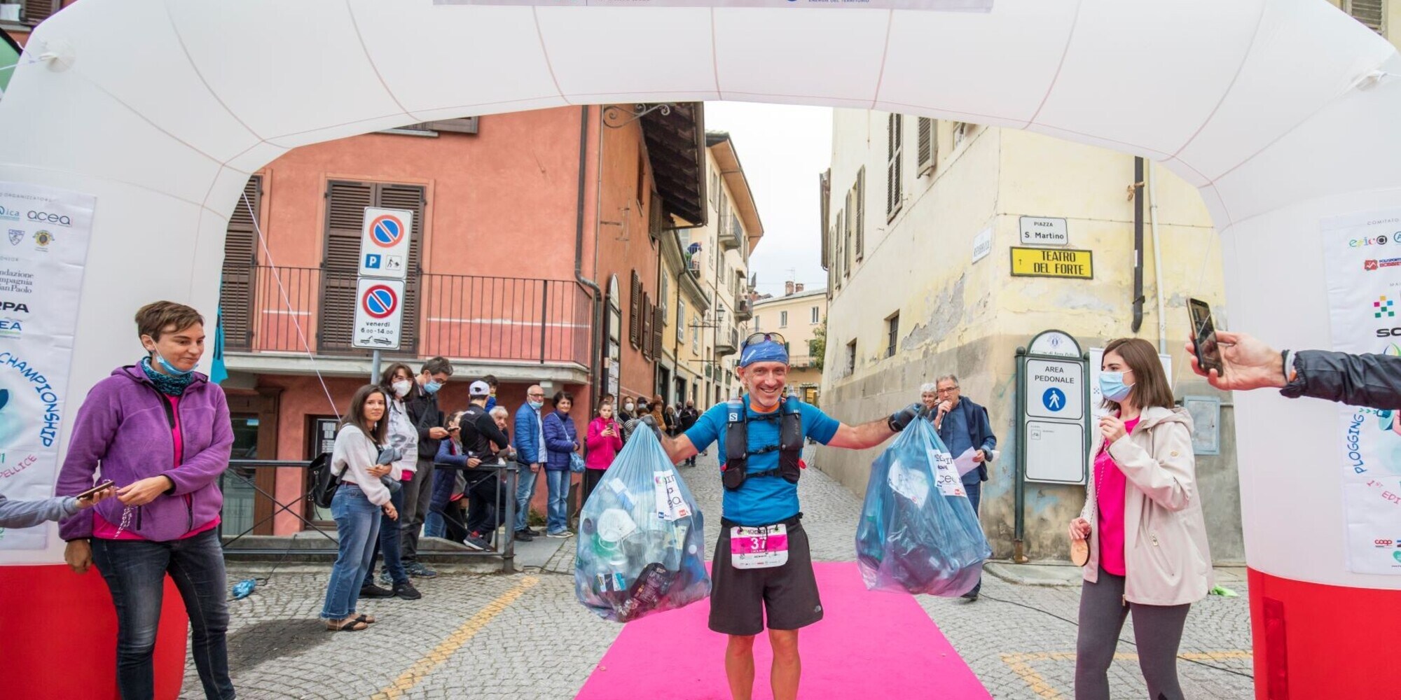 Campionato Mondiale di Plogging, vincono Olocco e Canuto con 48 e 38 kg di immondizia