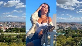 Georgina Rodriguez "finalmente a casa": la vista è mozzafiato!