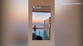 Tamberi e Chiara, vacanze da sogno in Grecia