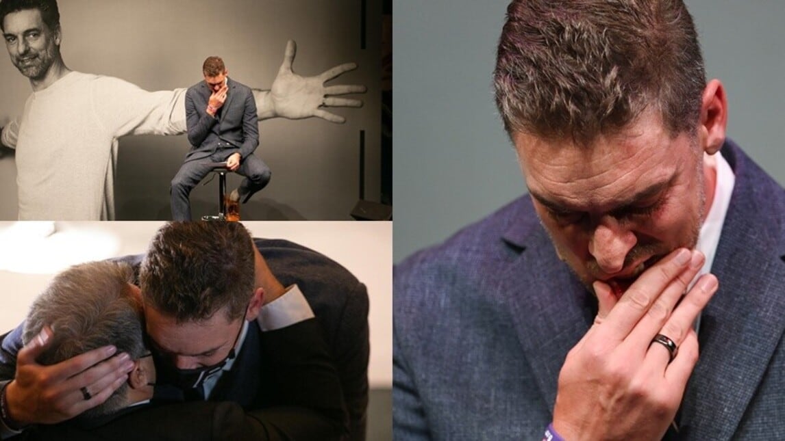 Pau Gasol in lacrime: la conferenza di addio al basket