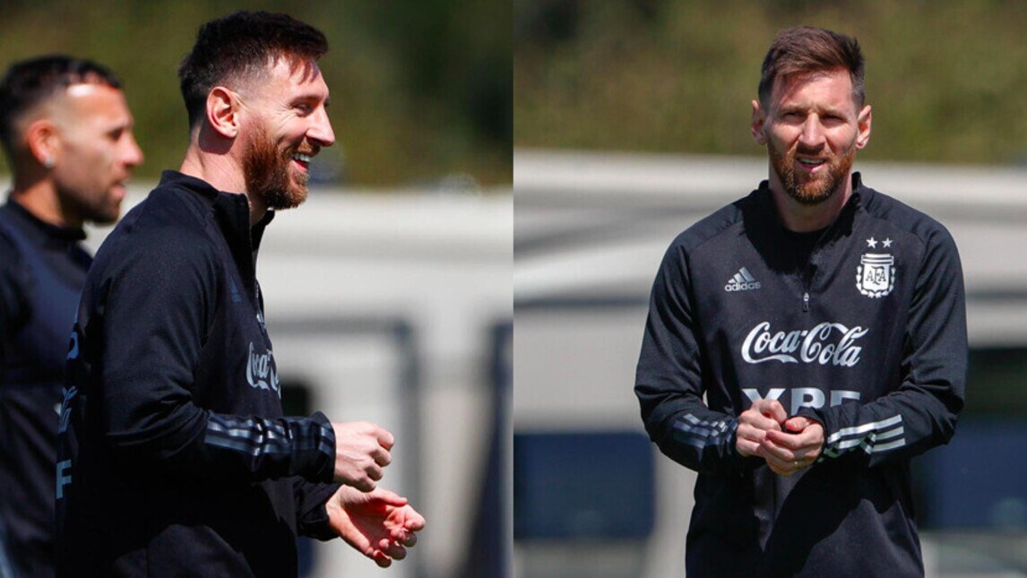 Messi, allenamento con l'Argentina tra sorrisi e concentrazione