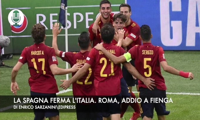 La Spagna ferma l'Italia. Roma, addio a Fienga