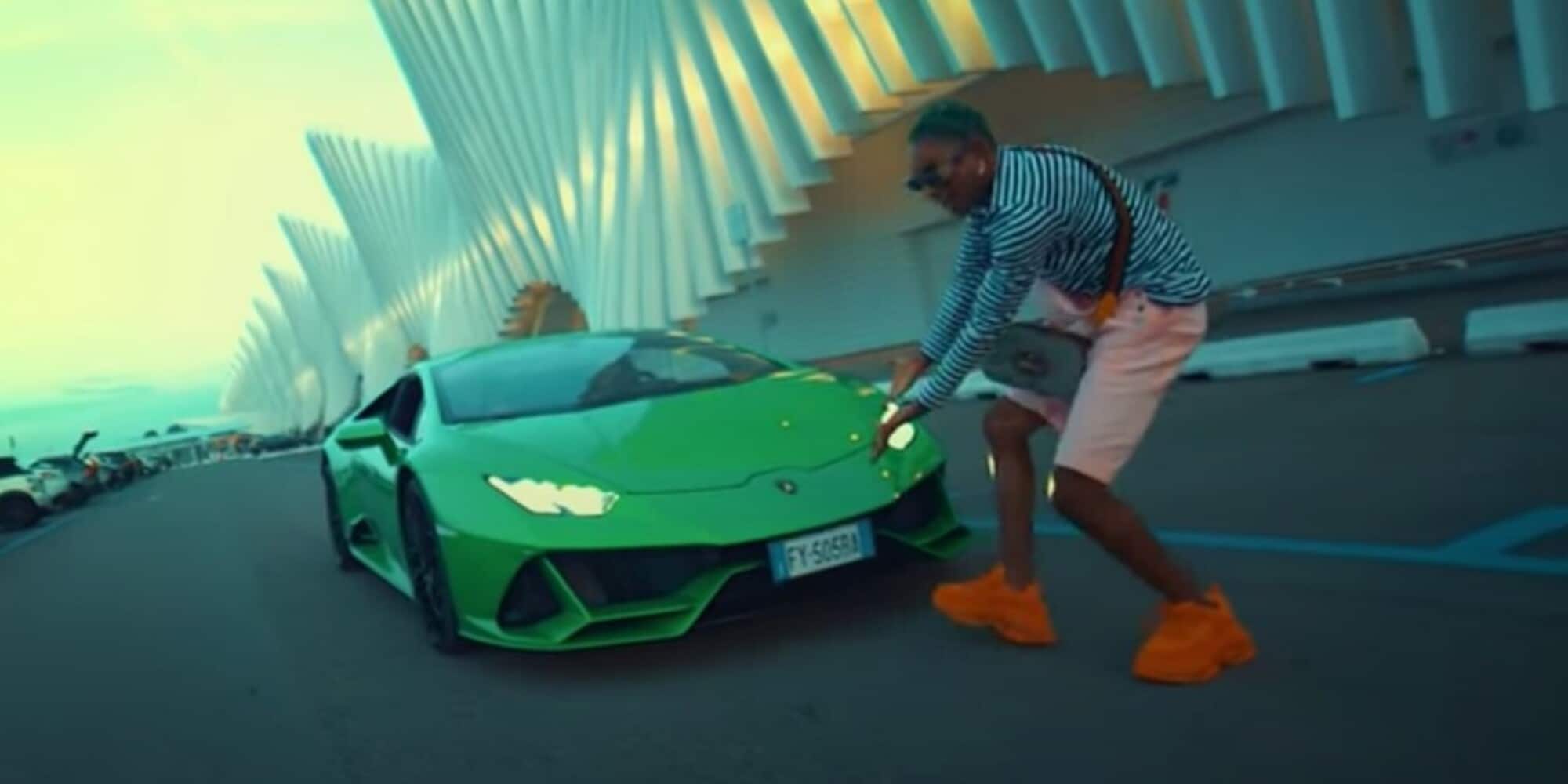 Lamborghini Huracan protagonista nell’ultimo video di Bello Figo