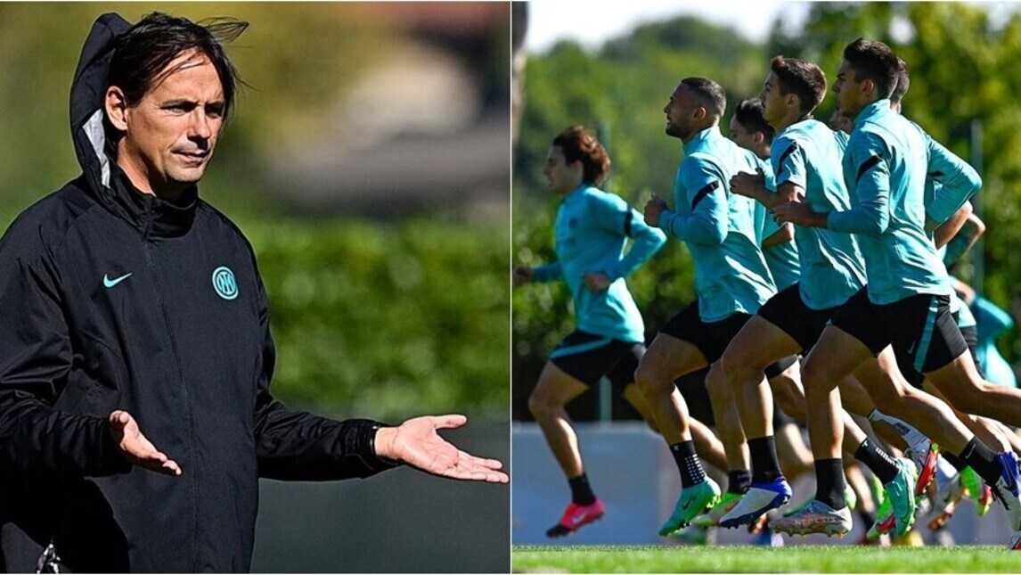 Inter, Inzaghi al lavoro con i nerazzurri rimasti a Milano