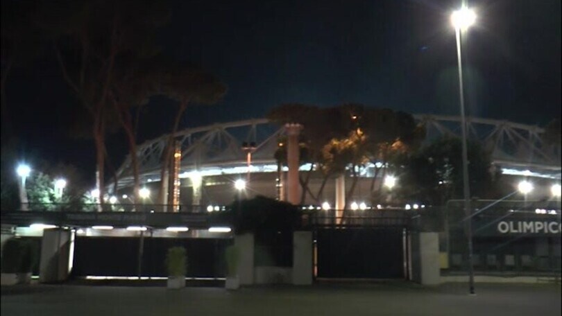Roma, attesa per il pienone all'Olimpico