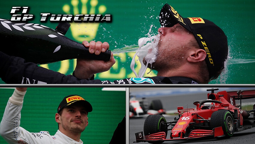 Pagelle GP Turchia: Ferrari giù dal podio, ma promossa, Verstappen mette pressione a Hamilton