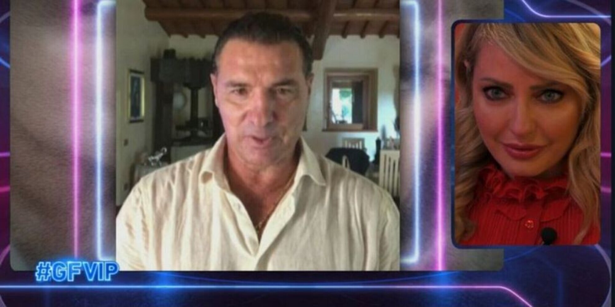 GF Vip, il messaggio di Lorenzo Amoruso: Manila Nazzaro in lacrime