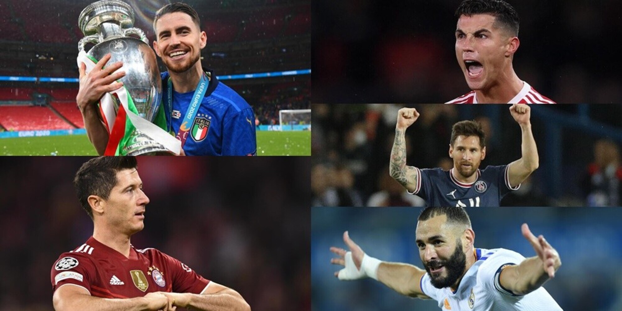 "Pallone d'Oro, Jorginho favorito con Messi, Ronaldo, Benzema e Lewandowski"