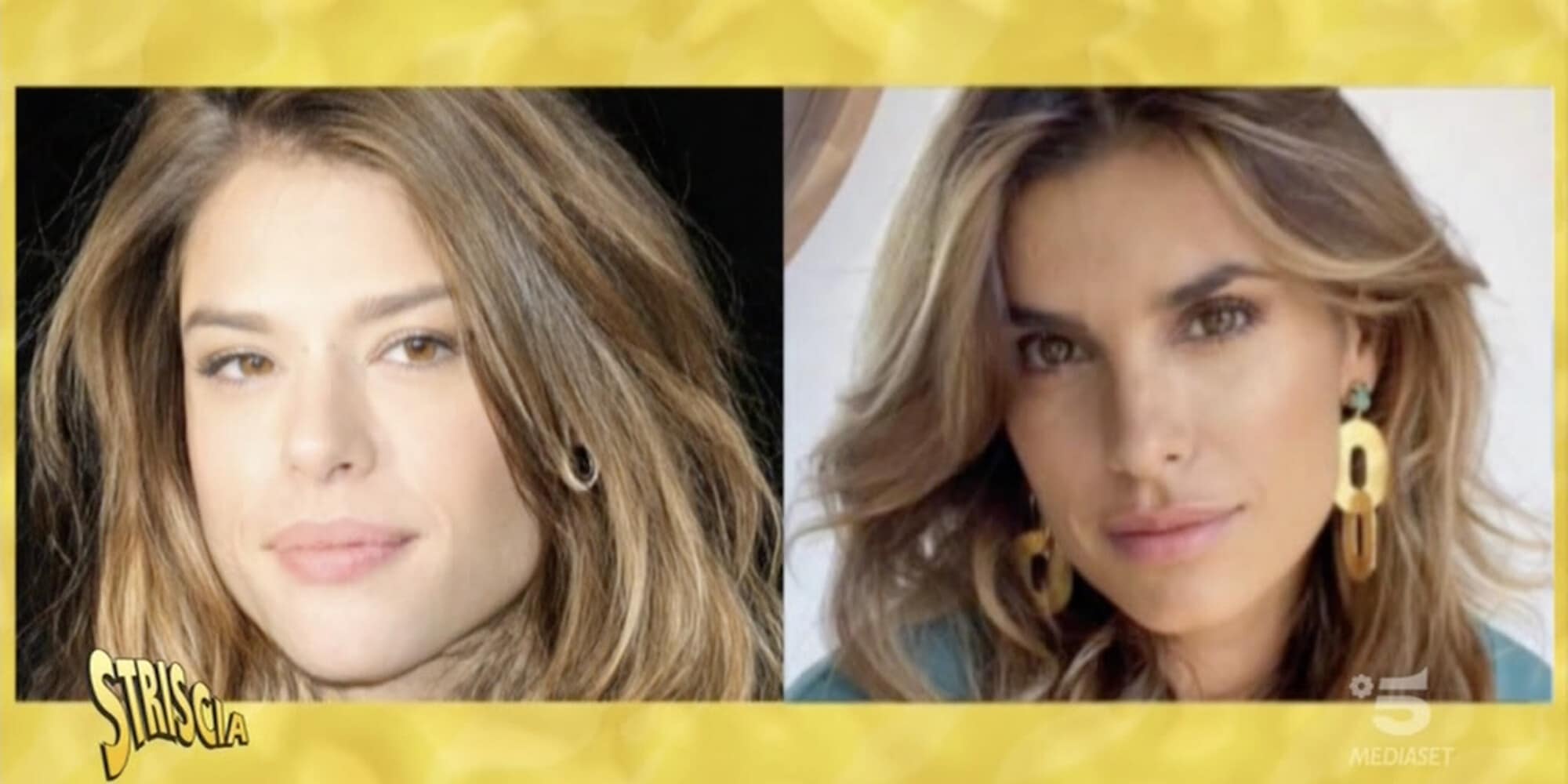 Tapiro d’oro a Elisabetta Canalis, incredibile somiglianza con Fedez