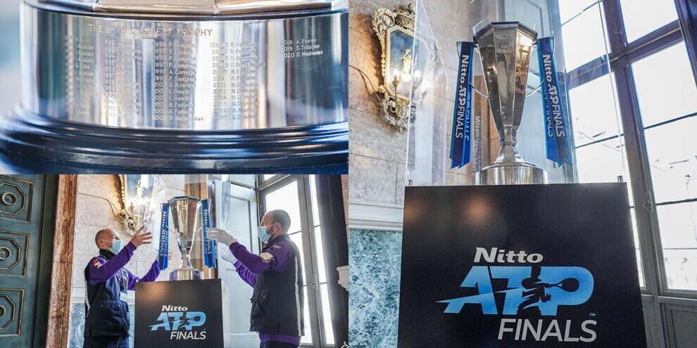 Atp Finals, la coppa lascia il Palazzo Comunale di Torino