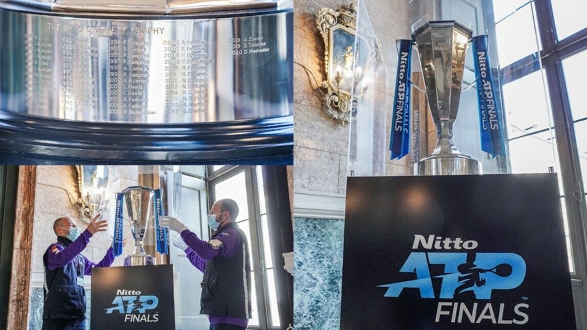 Atp Finals, la coppa lascia il Palazzo Comunale di Torino
