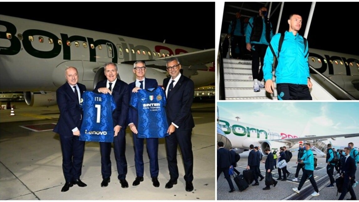 Lazio-Inter: nerazzurri a Roma con il nuovo charter Ita