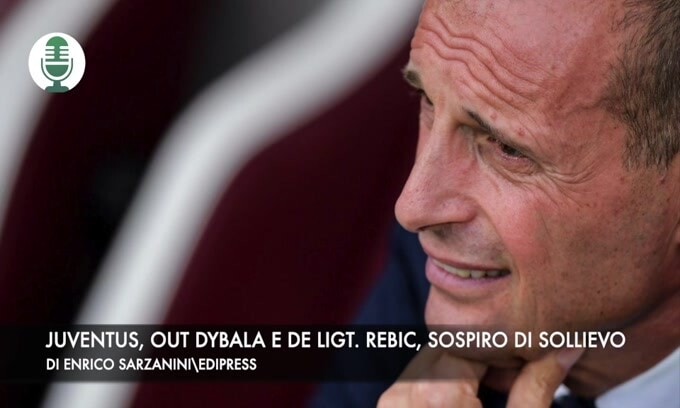 Juventus, out Dybala e De Ligt. Rebic, sospiro di sollievo