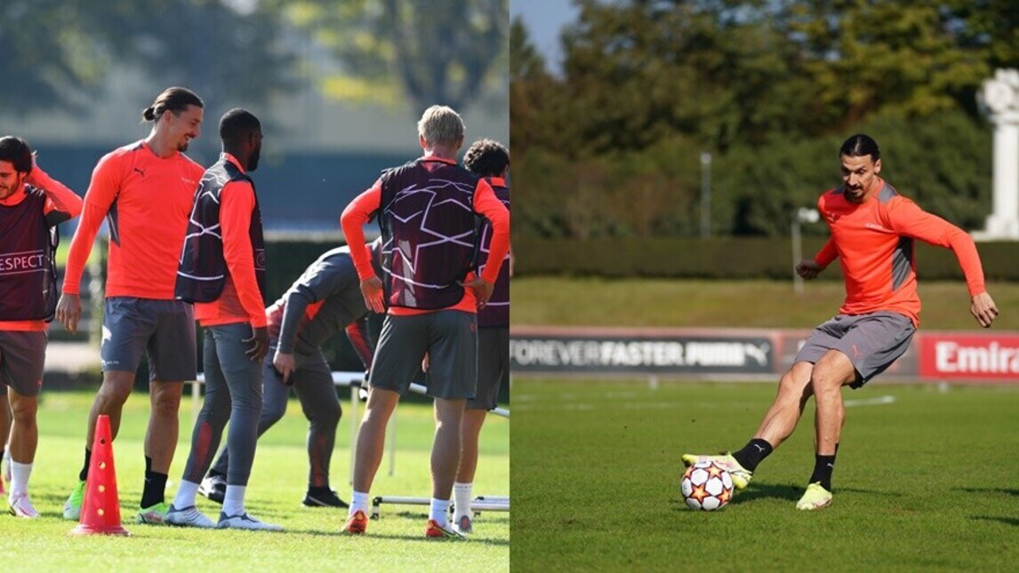 Milan, Ibrahimovic punta il Porto: che carica in allenamento
