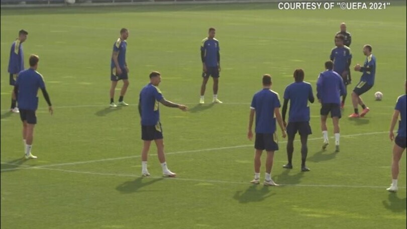 Zenit-Juve, i bianconeri in campo alla Continassa