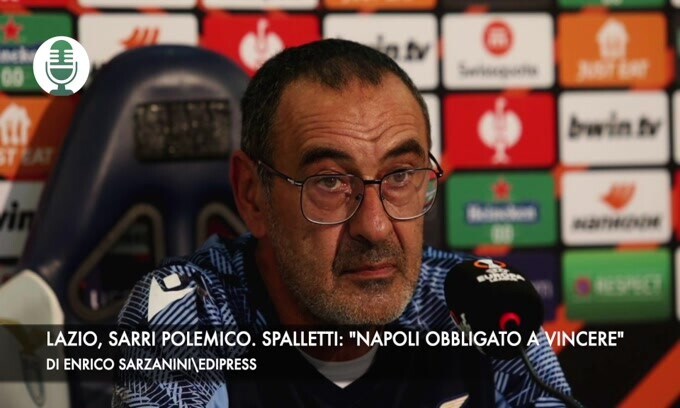 Lazio, Sarri polemico. Spalletti: "Il Napoli deve vincere"
