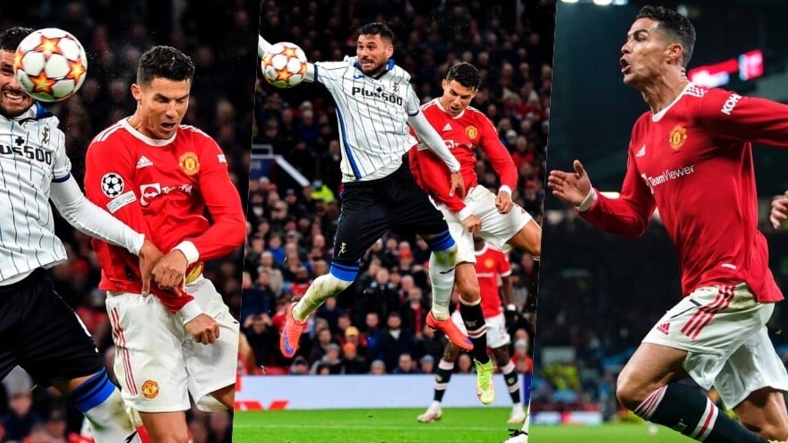 Ronaldo, che stacco: Air CR7 stende l'Atalanta e lancia lo United