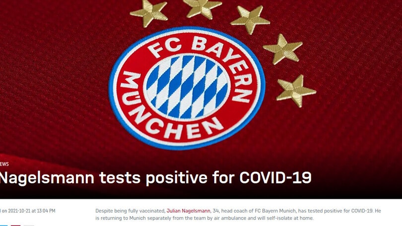 Bayern Monaco, il tecnico Nagelsmann positivo al Covid