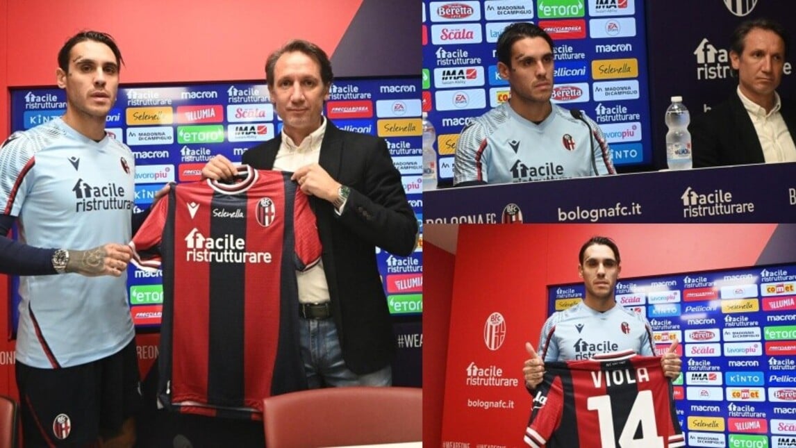 Bologna, Viola si presenta e sceglie il 14