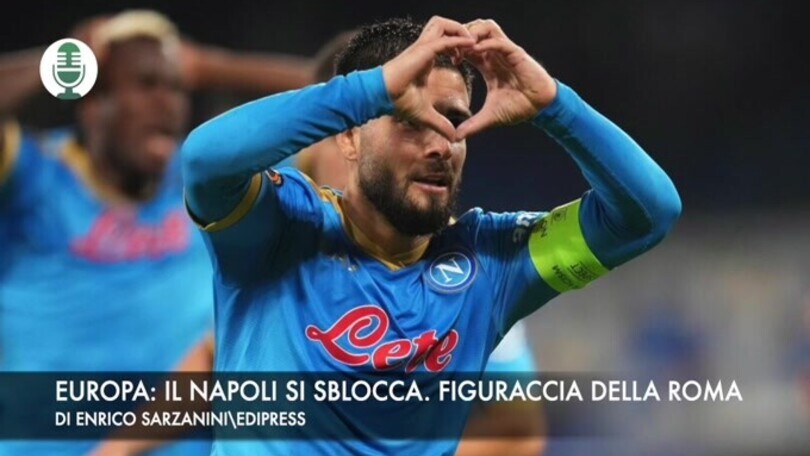 Europa: il Napoli si sblocca. Figuraccia della Roma