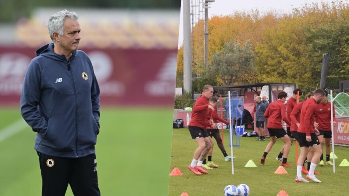 Mourinho non fa riposare la Roma: subito in campo per il Napoli