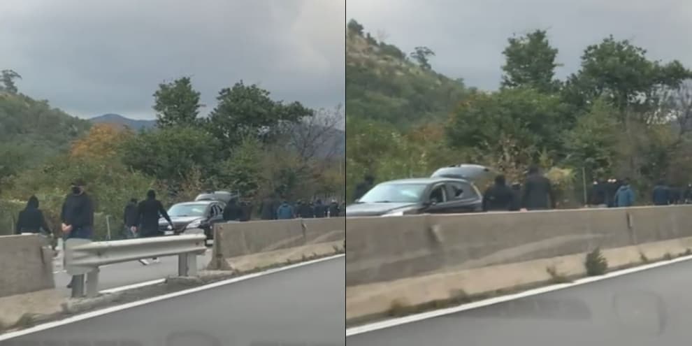 Follia dopo Avellino-Paganese: ultras in autostrada con le spranghe!