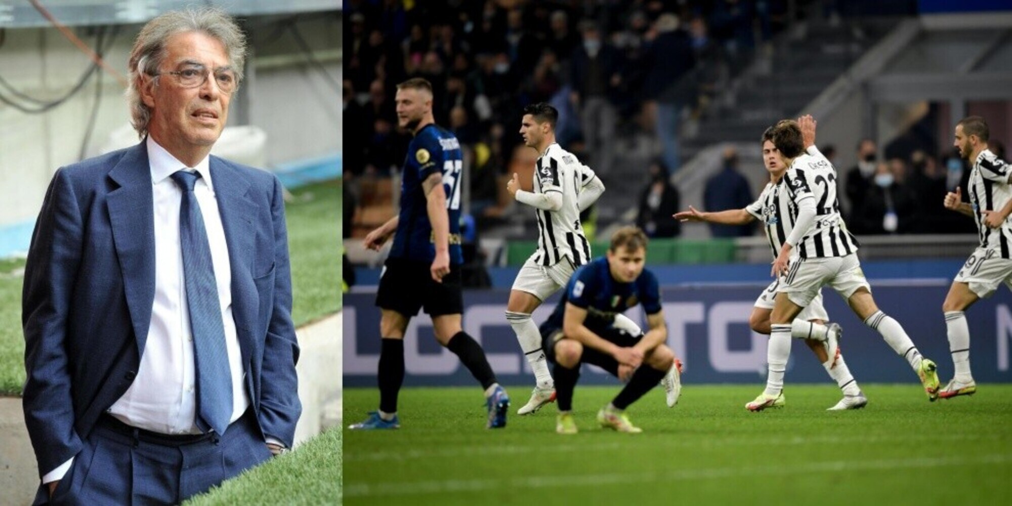 Inter-Juve, Moratti: "Quel rigore ha rovinato la partita"