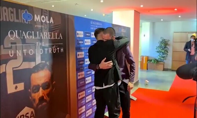 Docu-Film su Quagliarella, l'abbraccio con Bonucci