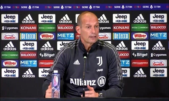 Allegri: "Ci giochiamo molto nei prossimi 10 giorni"