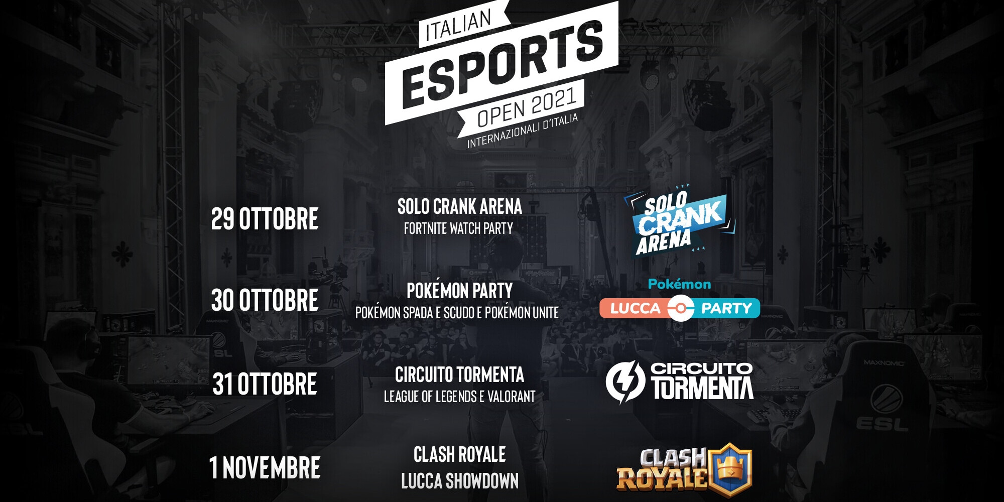 Italian Esports Open: ecco il programma del Lucca Comics&Games
