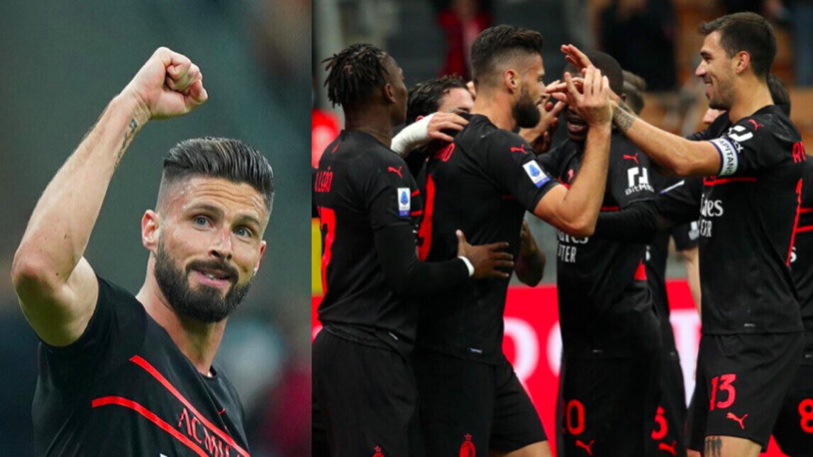 Giroud, gol decisivo contro il Torino: il Milan vince 1-0