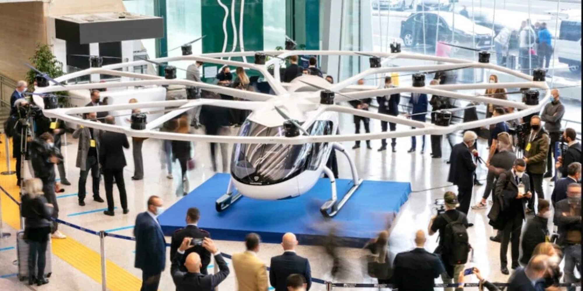 Volocopter, l’aerotaxi per fare Roma-Fiumicino in 15 minuti
