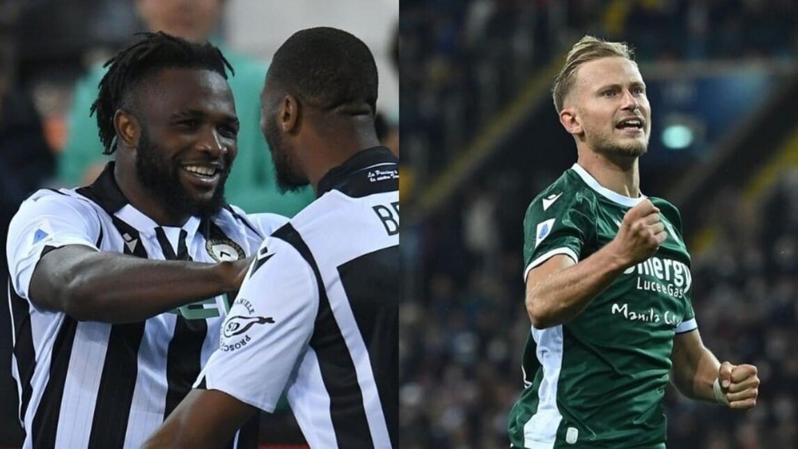 Il guizzo di Success e un rigore di Barak: pari tra Udinese e Verona