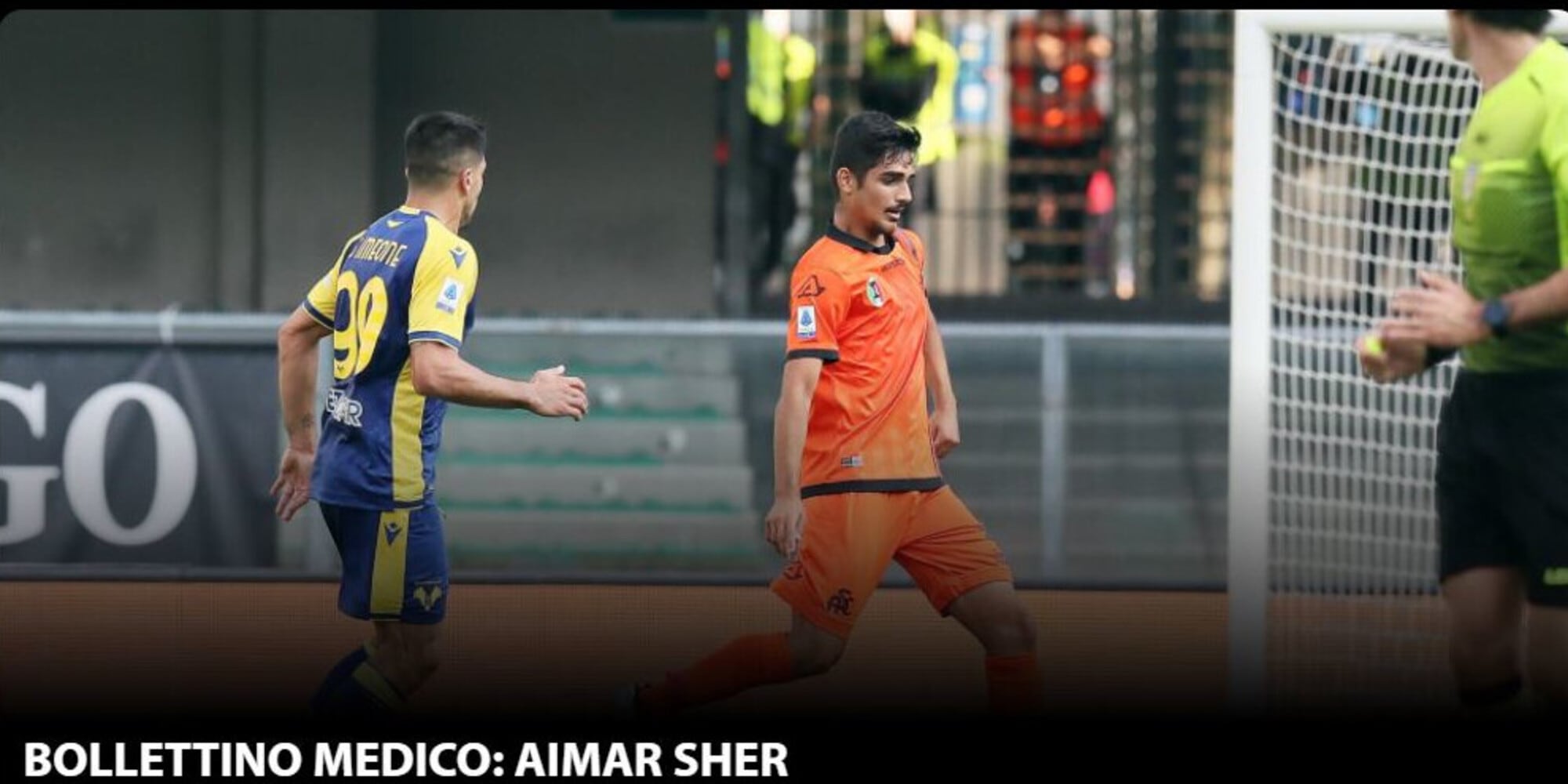 Spezia, malore in allenamento per Sher