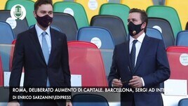 Roma, deliberato aumento di capitale. Barcellona, Sergi ad interim