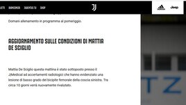 Juventus, tegola De Sciglio: torna dopo la sosta