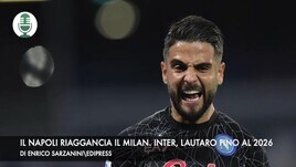 Il Napoli riaggancia il Milan. Inter, Lautaro fino al 2026