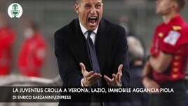 La Juventus crolla a Verona. Lazio, Immobile aggancia Piola