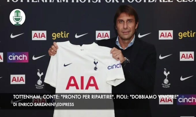 Tottenham, Conte: "Pronto per ripartire". Pioli: "Battiamo il Porto"