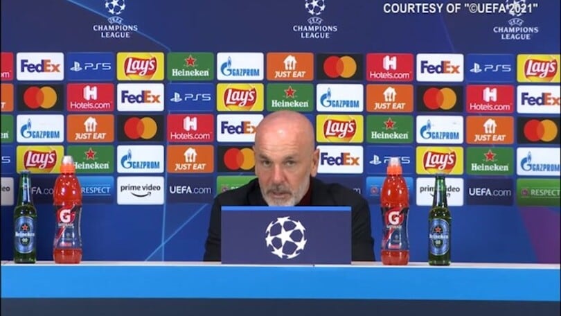 Pioli polemico con il giornalista: "Forse tu avevi in testa il derby"