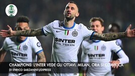 Champions: l'Inter vede gli ottavi. Milan, ora si complica