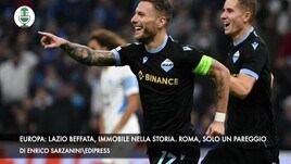 Europa: Lazio beffata, Immobile nella storia. Roma, solo un pareggio