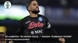 De Laurentiis: "Se Insigne vuole...". Inzaghi: "Dobbiamo vincere"