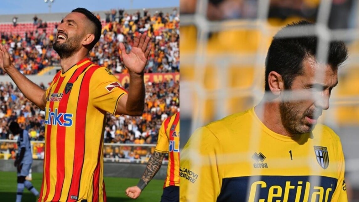 Lecce-Parma, Coda scatenato: tripletta a Buffon
