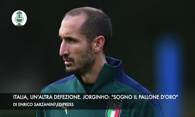 Italia, un'altra defezione. Jorginho: "Sogno il Pallone d'Oro"